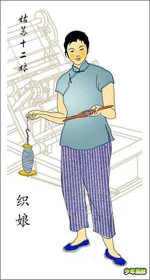 “姑苏12娘” 8月织娘